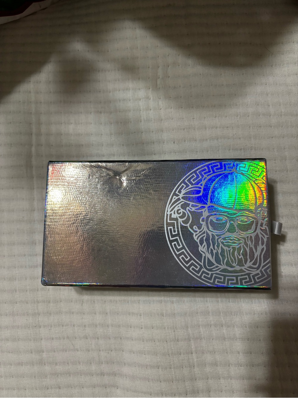 Holographic Silver Men’s Sunglasses Case - Unbranded